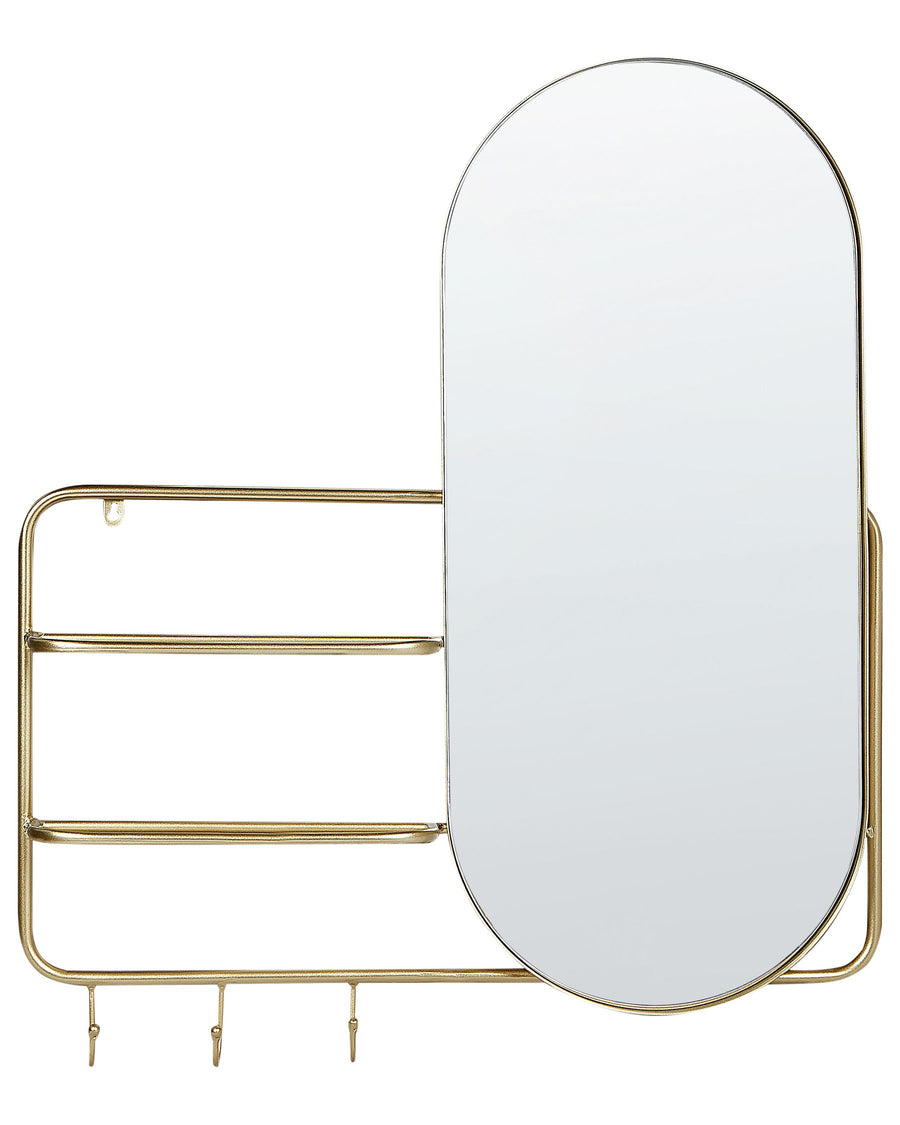 Wall Mirror Brion Metal Gold