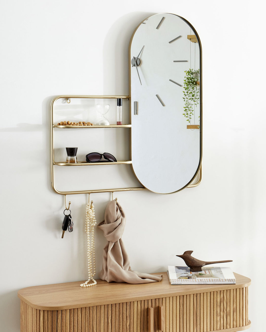 Wall Mirror Brion Metal Gold
