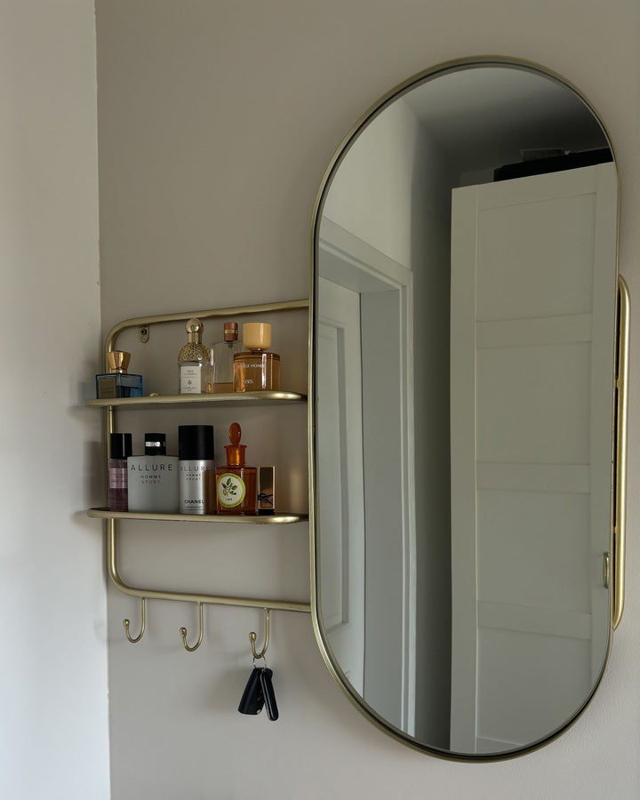 Wall Mirror Brion Metal Gold