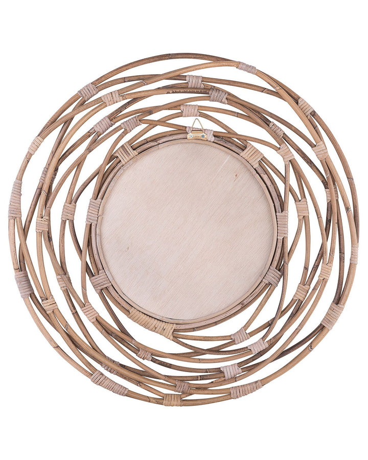 Wall Mirror Burgis Rattan Sand Beige