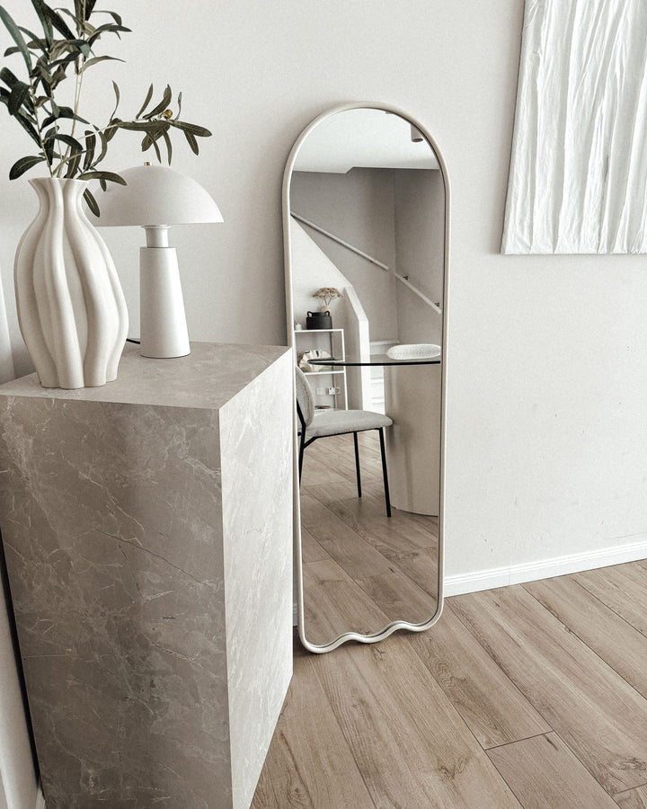 Wall Mirror Bussy Metal Off-White
