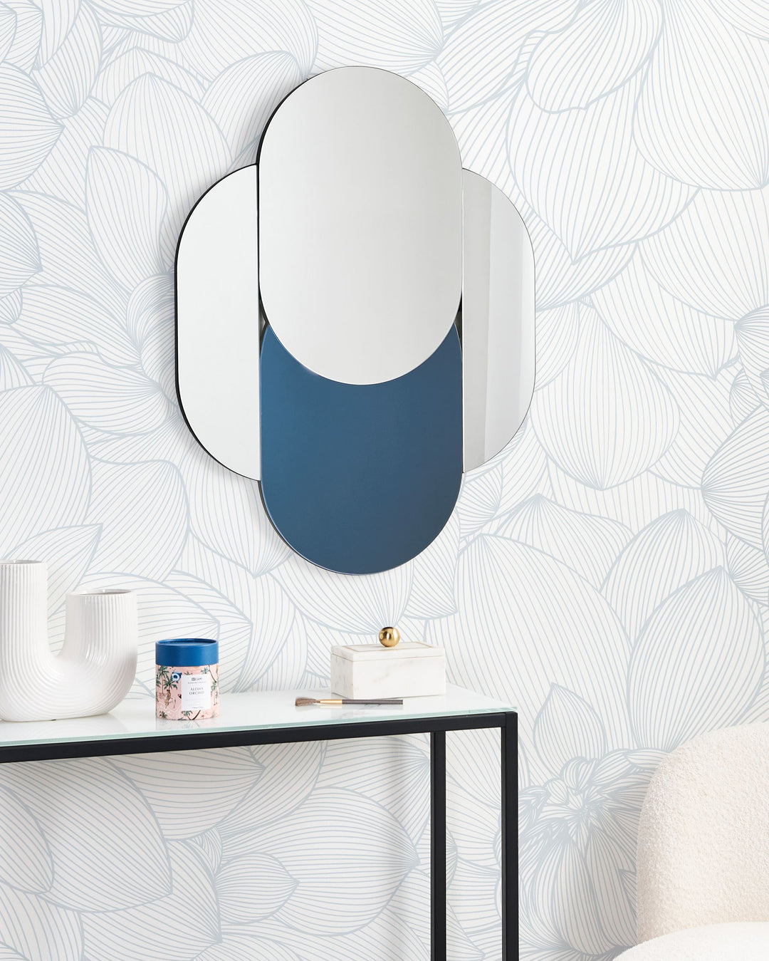 Wall Mirror Chaillon Blue