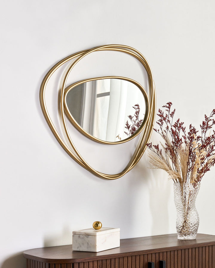 Wall Mirror Courcy Metal Gold