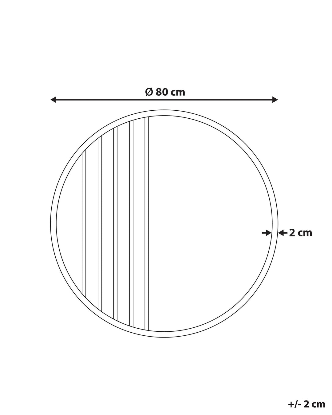 Wall Mirror Coust Gold
