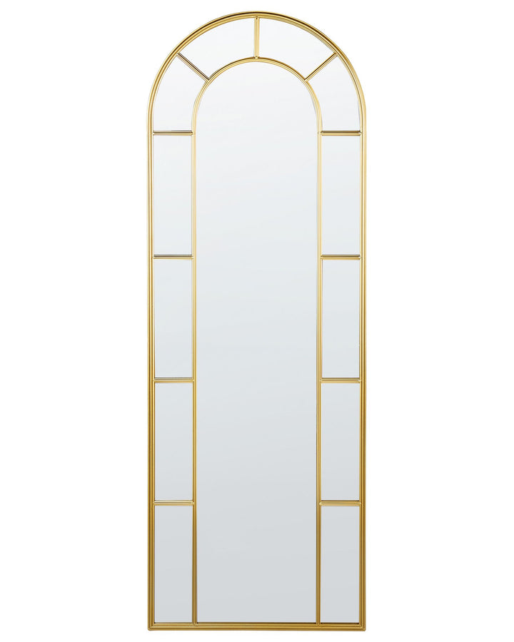 Wall Mirror Crosses Metal Gold