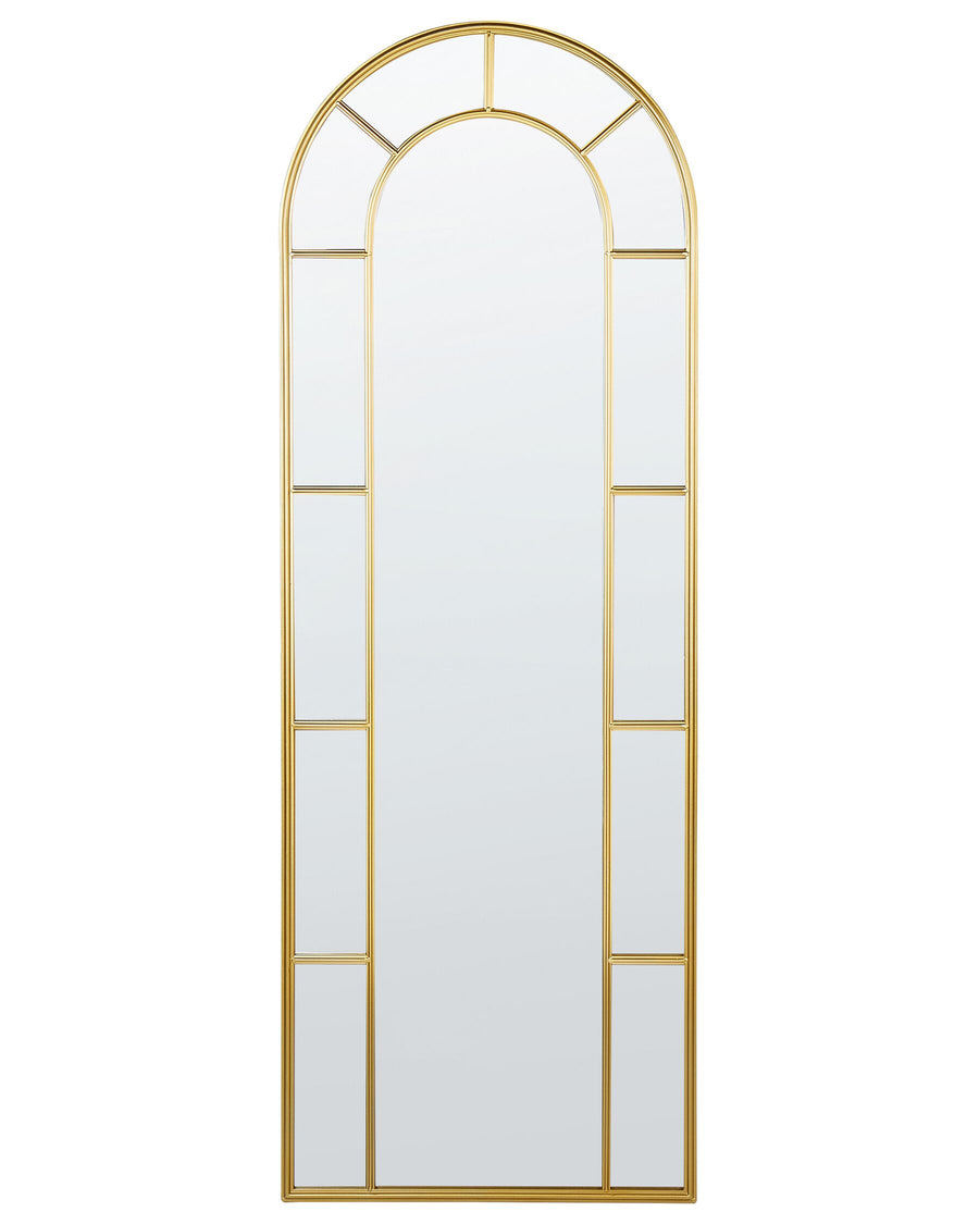 Wall Mirror Crosses Metal Gold