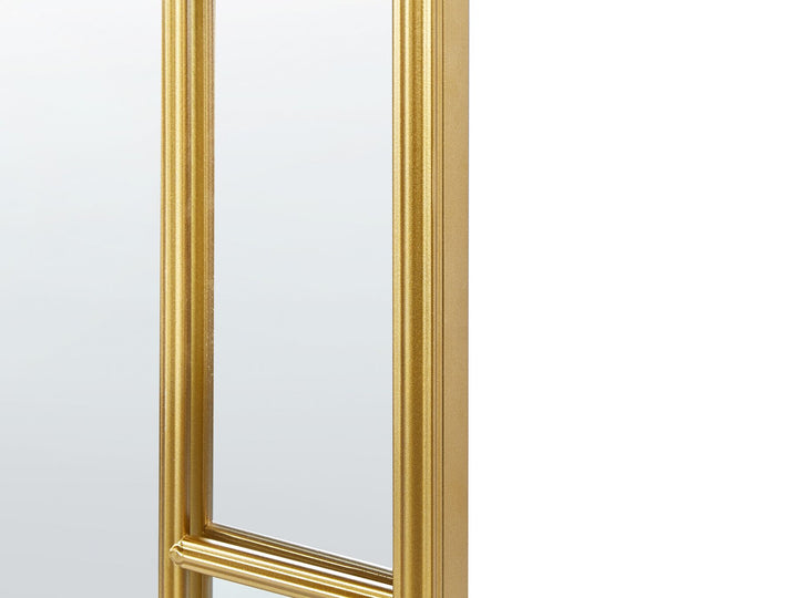 Wall Mirror Crosses Metal Gold