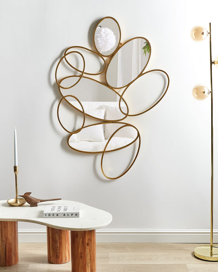 Wall Mirror Decize Metal Gold