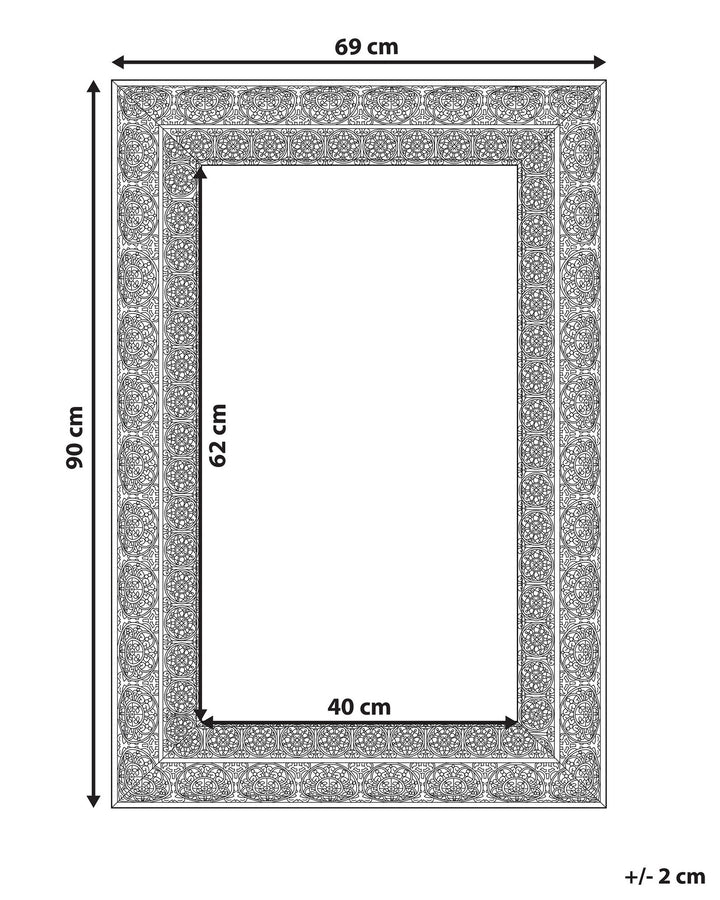 Wall Mirror Dehradun Metal Copper