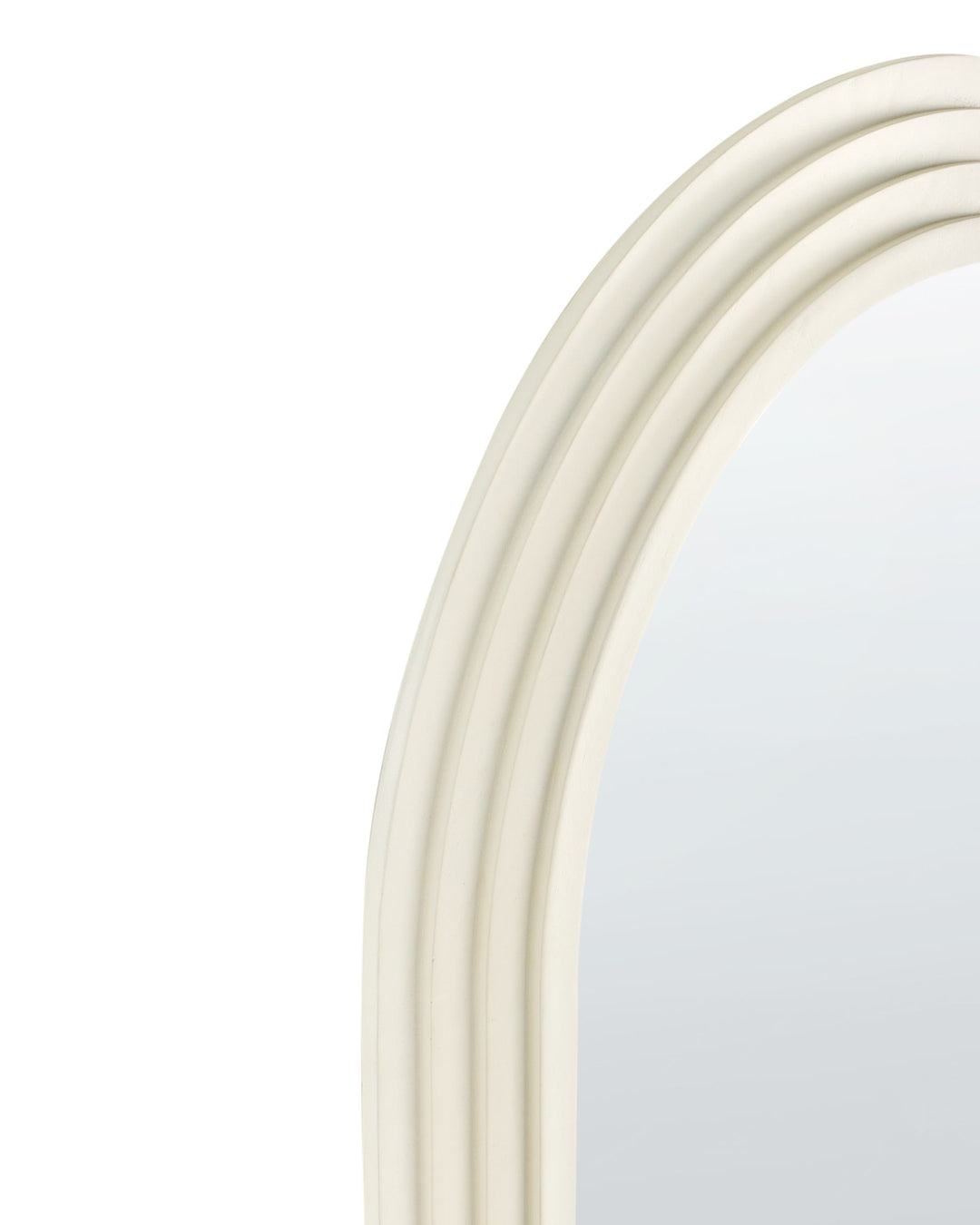 Wall Mirror Dijon Wood Off-White
