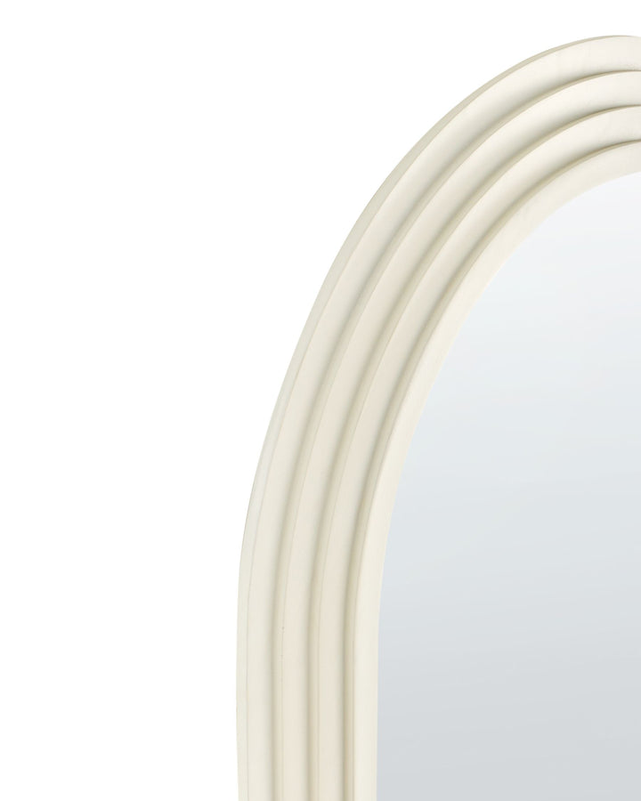 Wall Mirror Dijon Wood Off-White