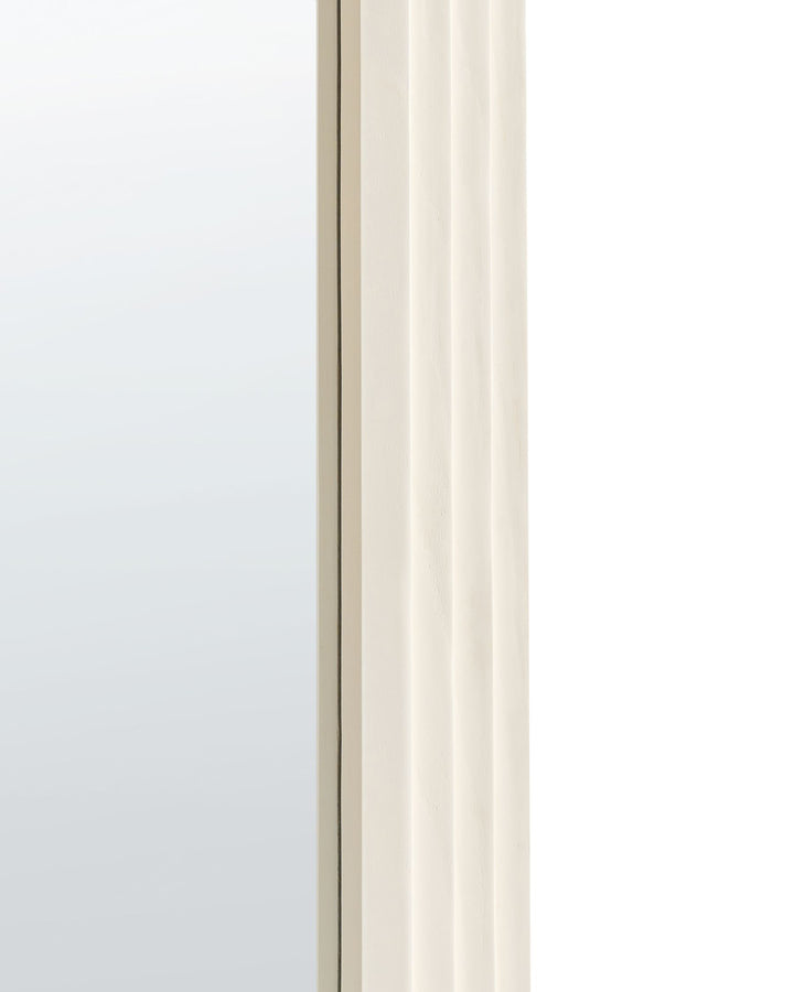 Wall Mirror Dijon Wood Off-White