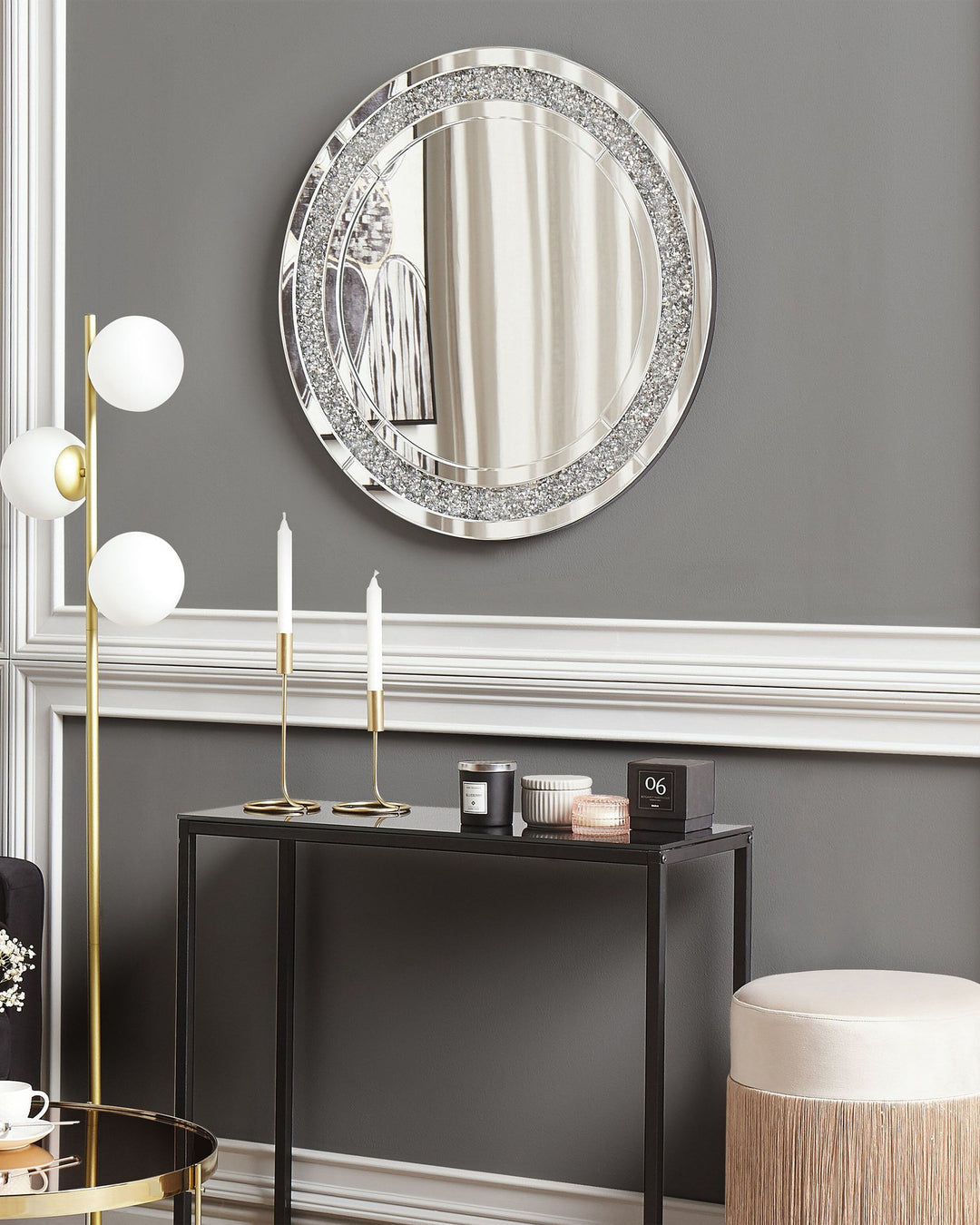 Wall Mirror Erbray Silver