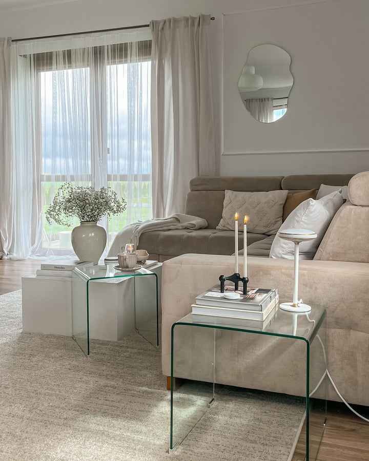 Wall Mirror Falaise Silver