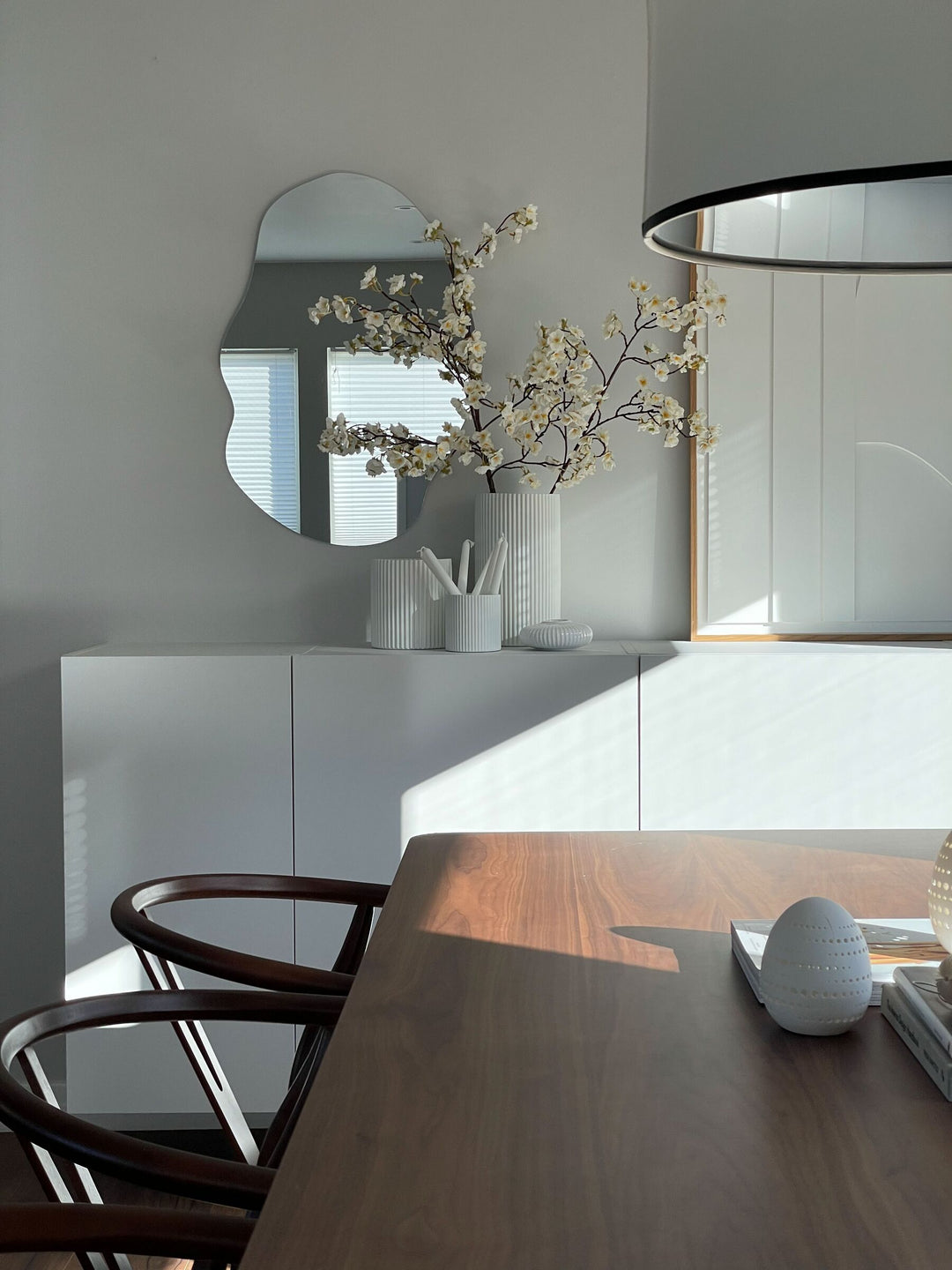 Wall Mirror Falaise Silver