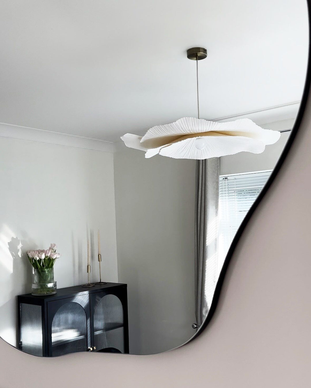 Wall Mirror Falaise Silver