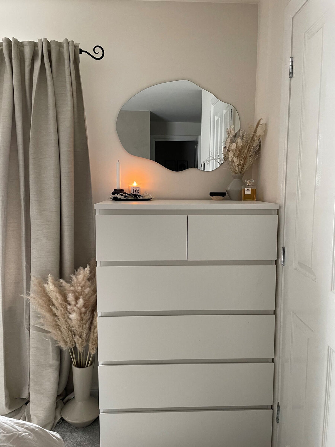 Wall Mirror Falaise Silver