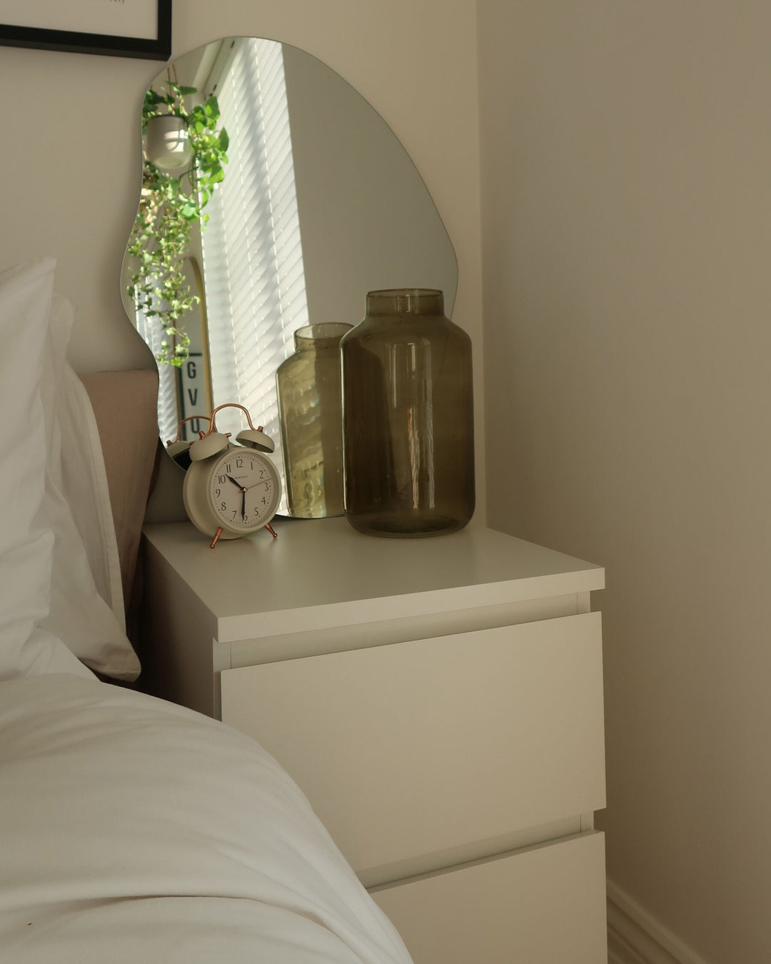 Wall Mirror Falaise Silver