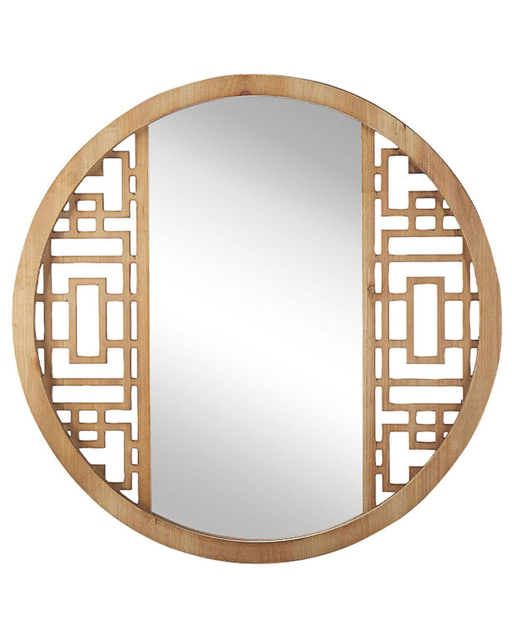 Wall Mirror Firminy Fir Wood Natural