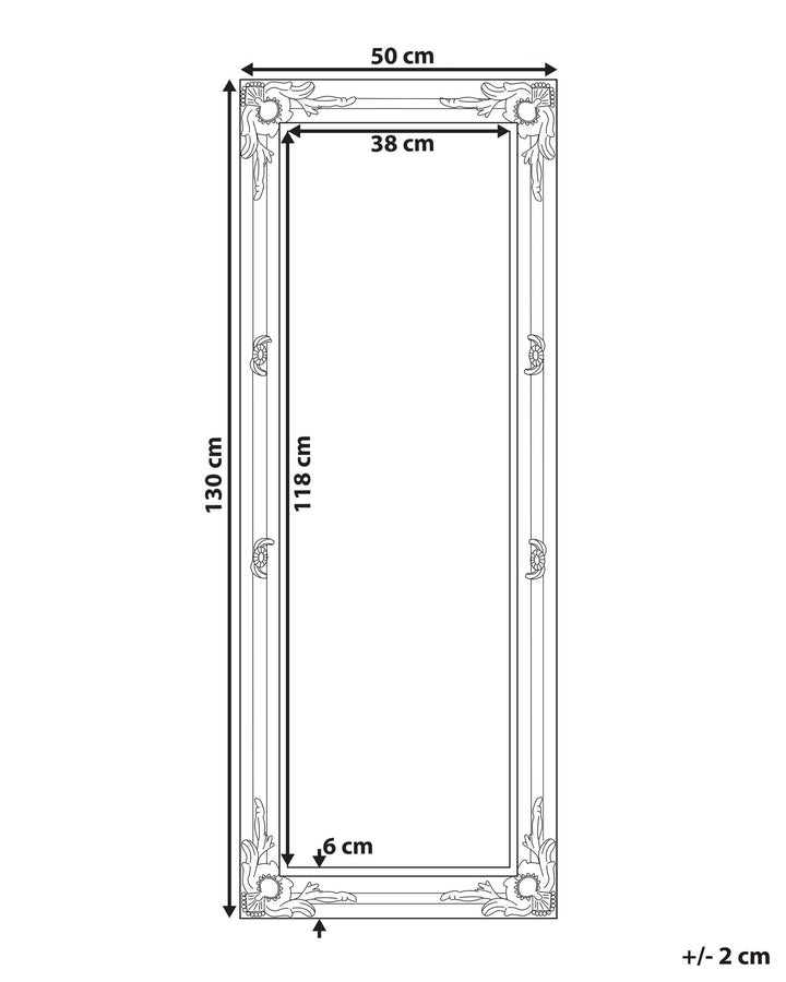 Wall Mirror Fougeres Black