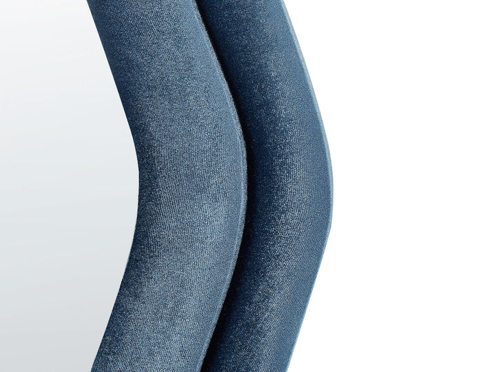 Wall Mirror Lacs Velvet Blue