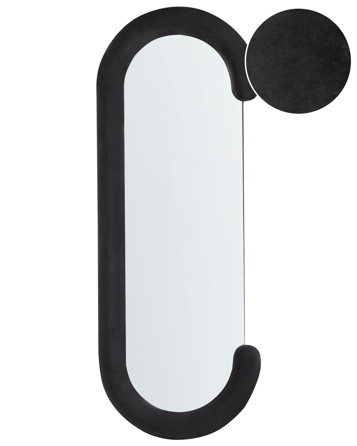 Wall Mirror Loches Velvet Black