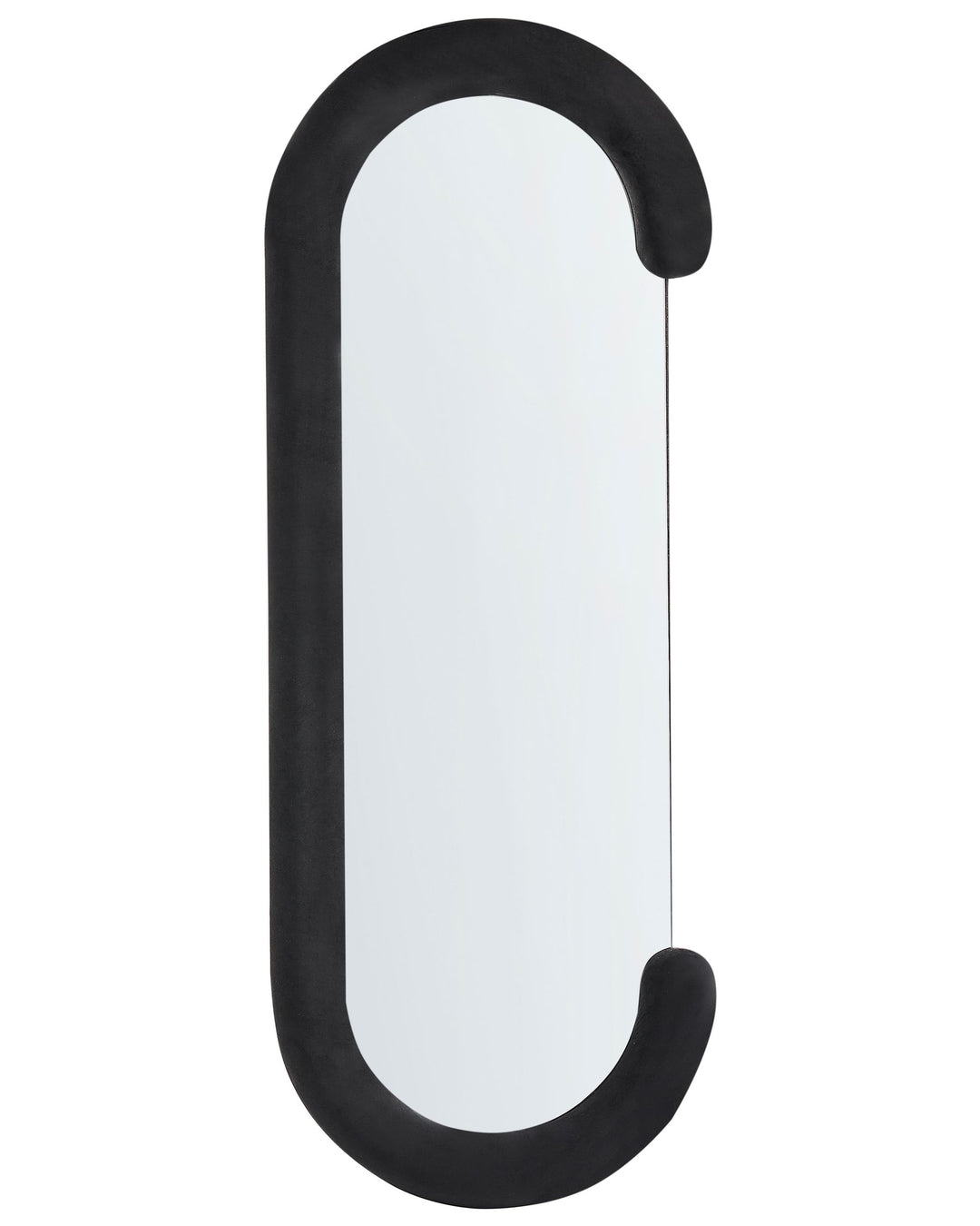 Wall Mirror Loches Velvet Black