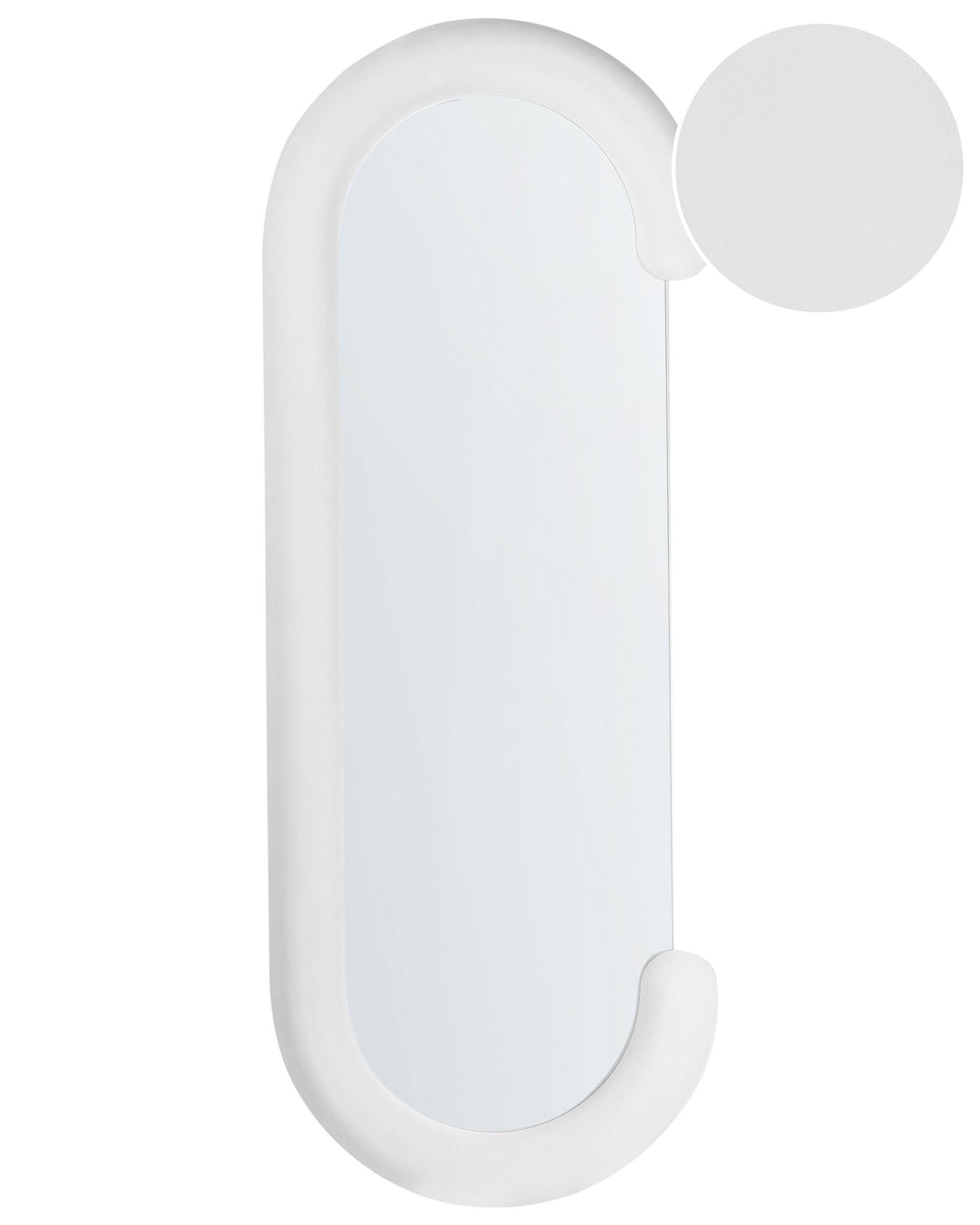 Wall Mirror Loches Velvet White