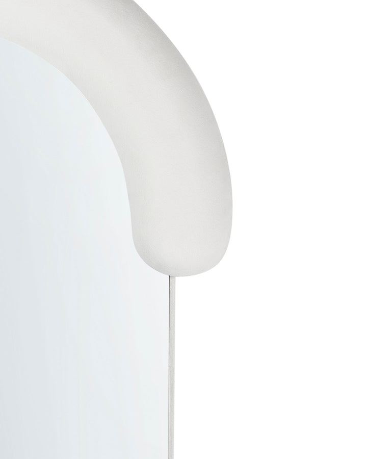 Wall Mirror Loches Velvet White