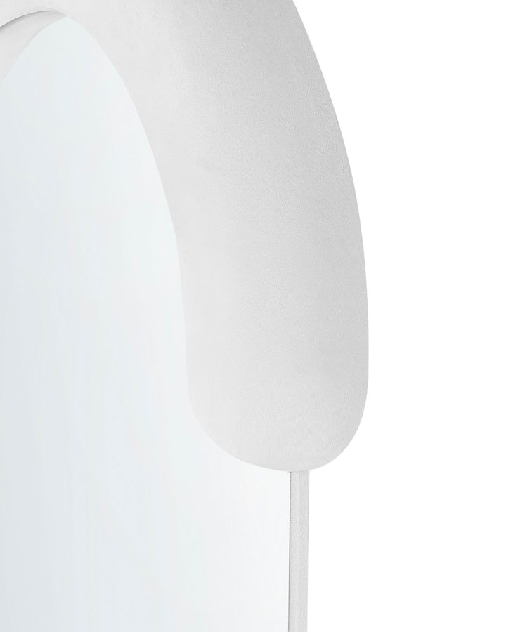 Wall Mirror Loches Velvet White