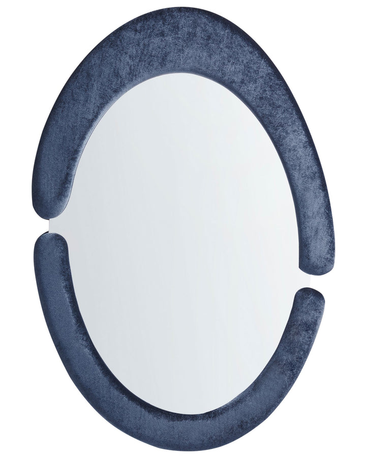 Wall Mirror Massay Velvet Dark Blue