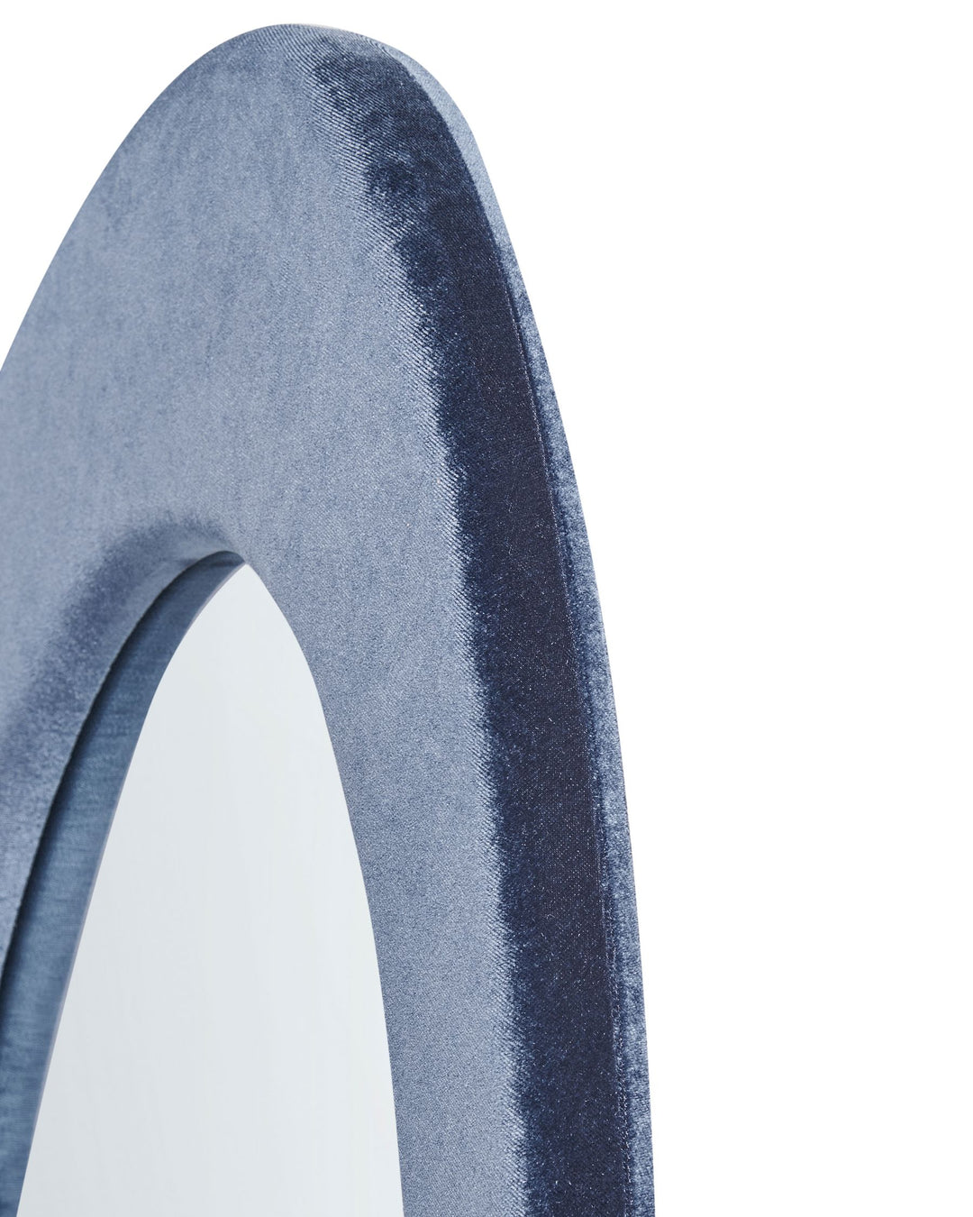 Wall Mirror Massay Velvet Dark Blue