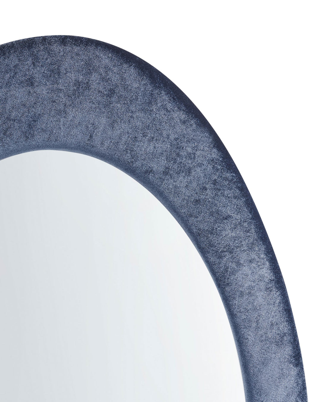 Wall Mirror Massay Velvet Dark Blue