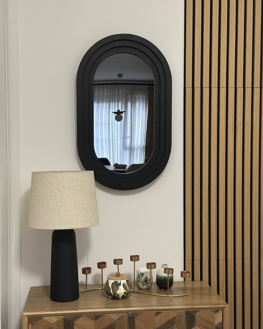 Wall Mirror Massilly Black