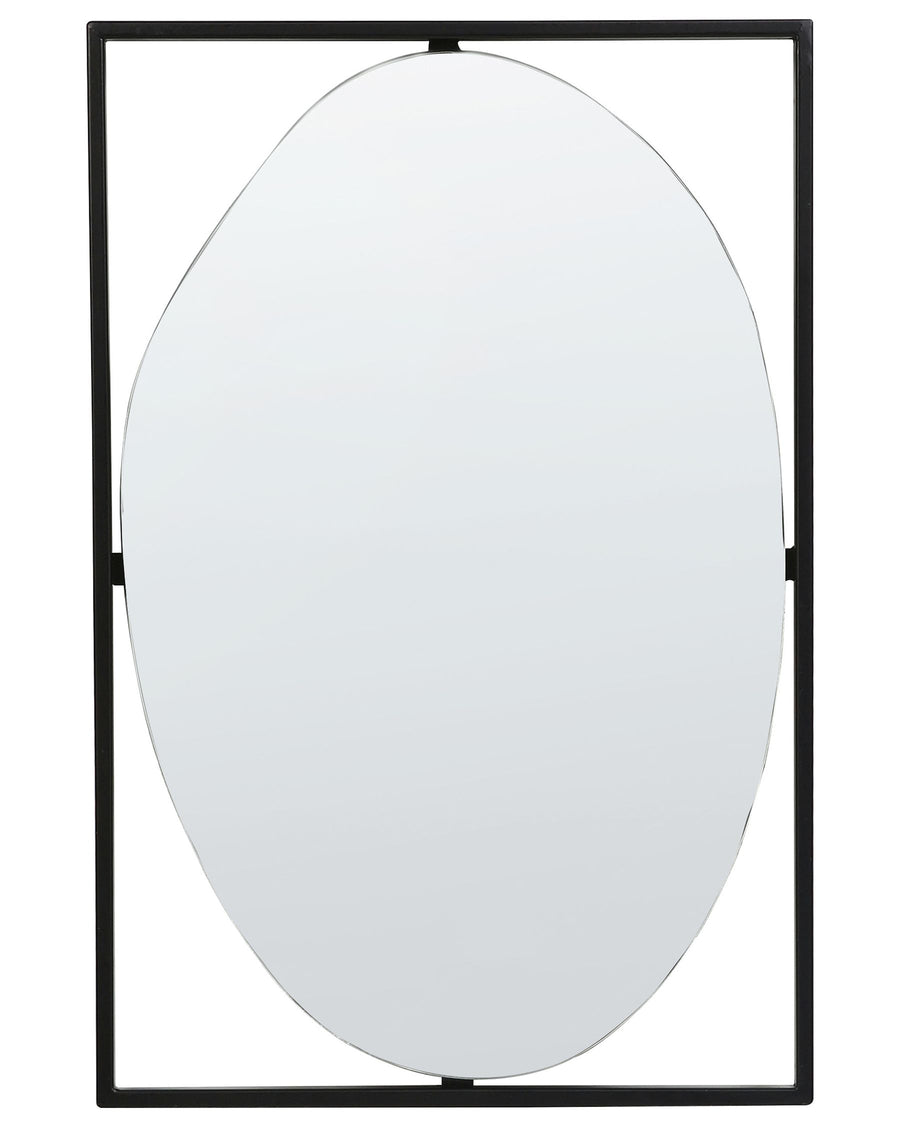 Wall Mirror Nibelle Metal Black