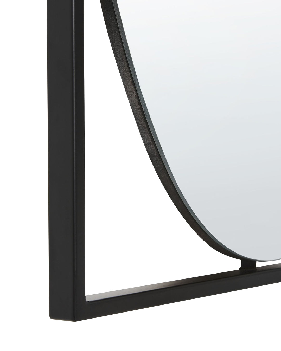 Wall Mirror Nibelle Metal Black
