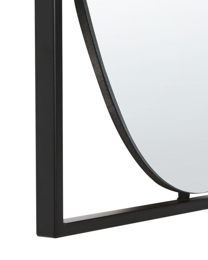 Wall Mirror Nibelle Metal Black