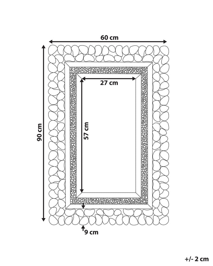 Wall Mirror Pabu Silver