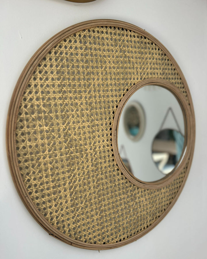 Wall Mirror Palau Rattan Natural