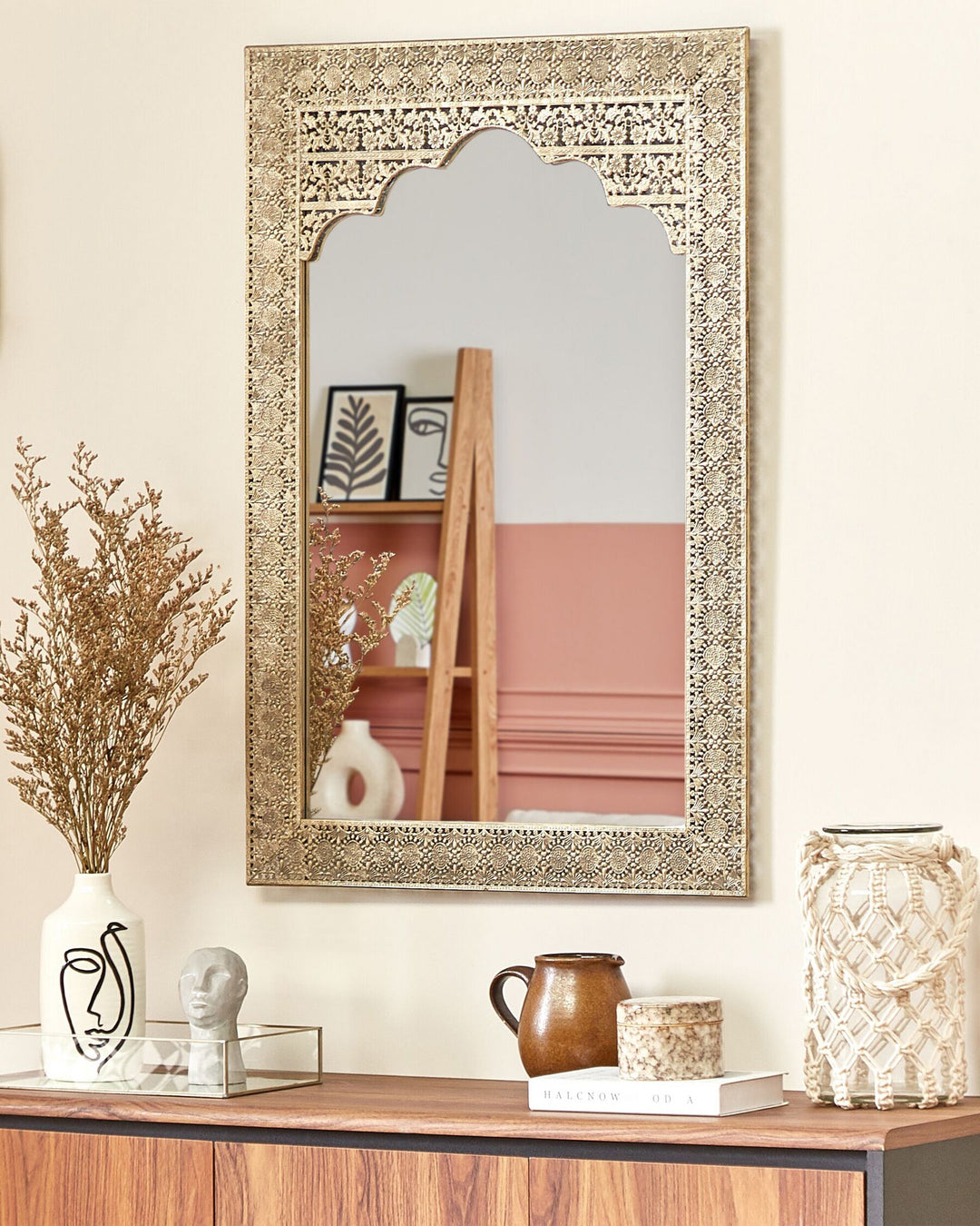 Wall Mirror Pali Metal Gold