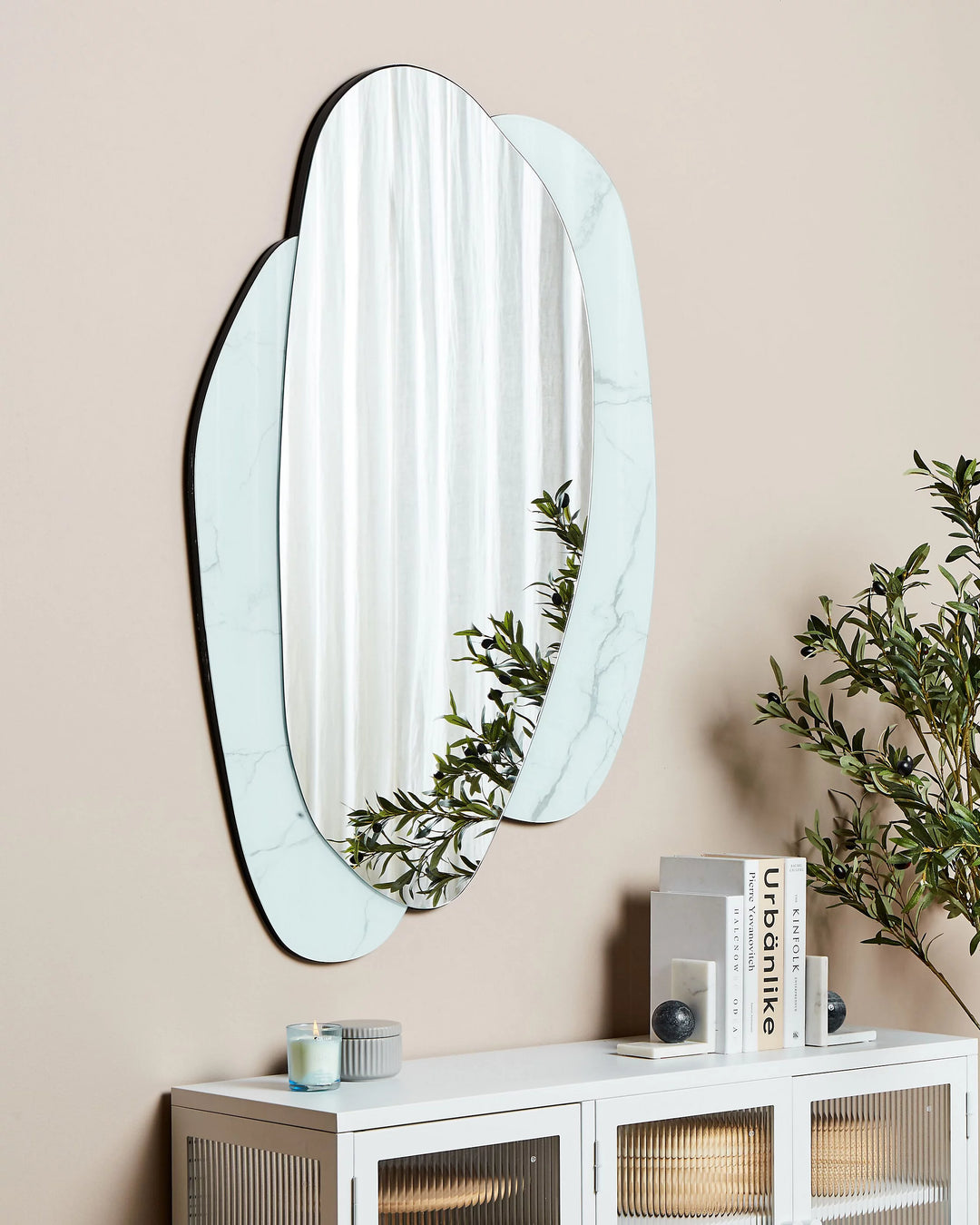 Wall Mirror Pannes Light Blue