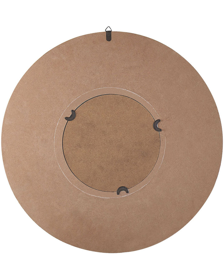 Wall Mirror Pomoro Fir Wood Light Brown