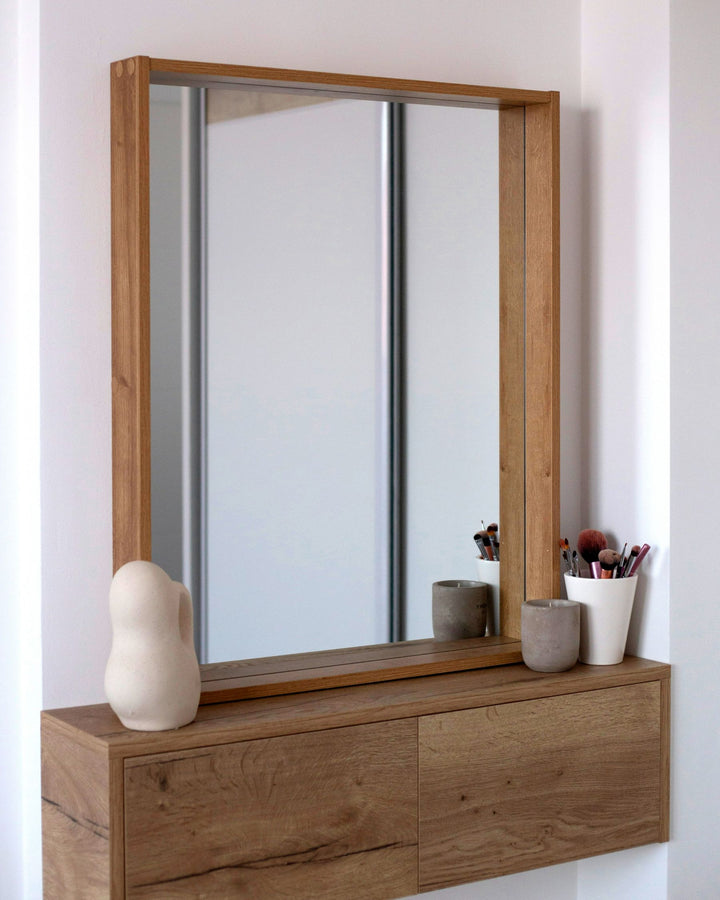 Wall Mirror Rosell Light Brown