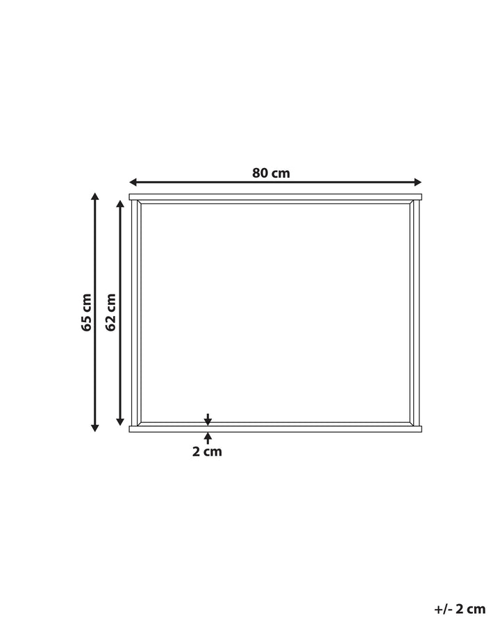 Wall Mirror Rosell Light Brown