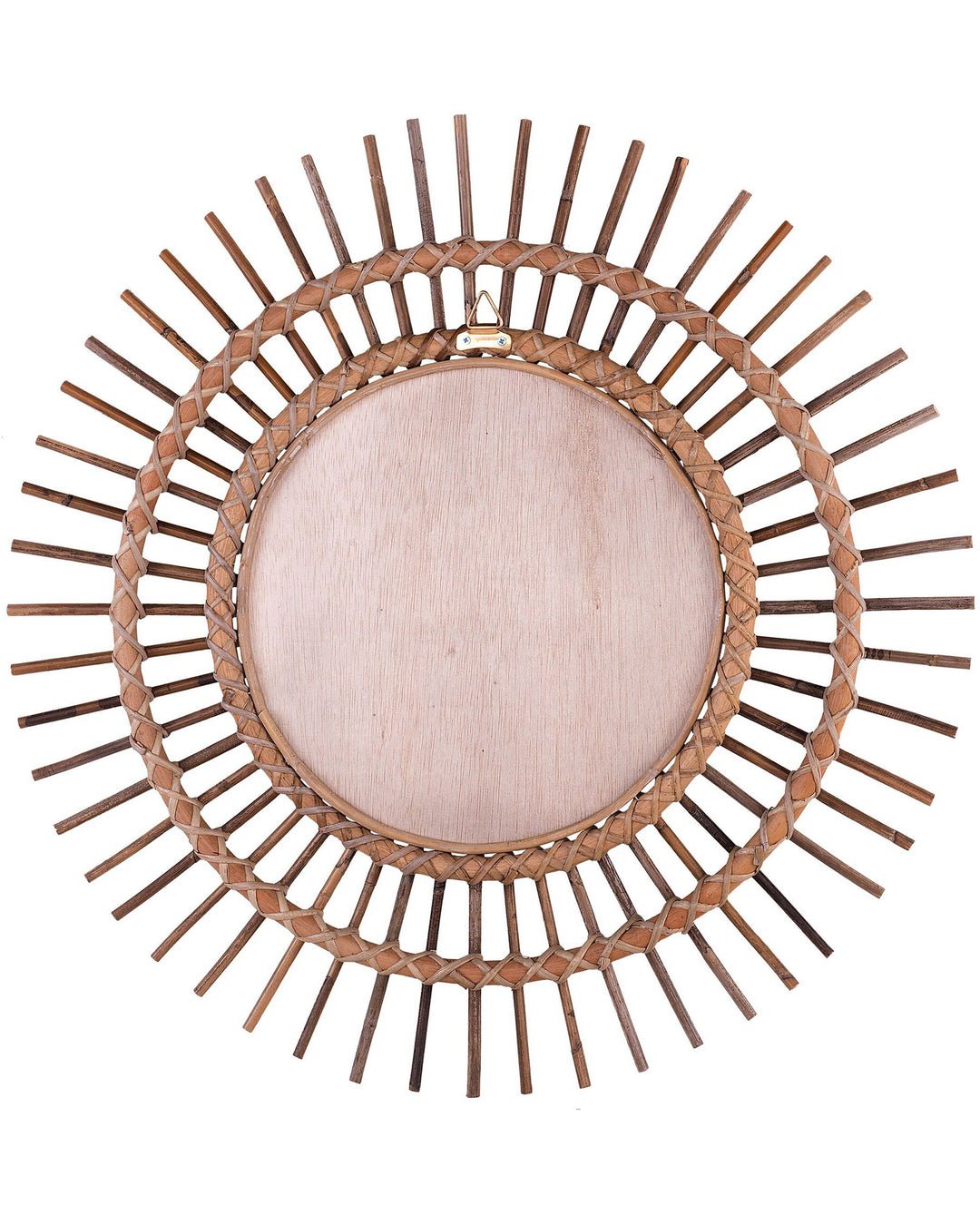 Wall Mirror Stenen Rattan Sand Beige