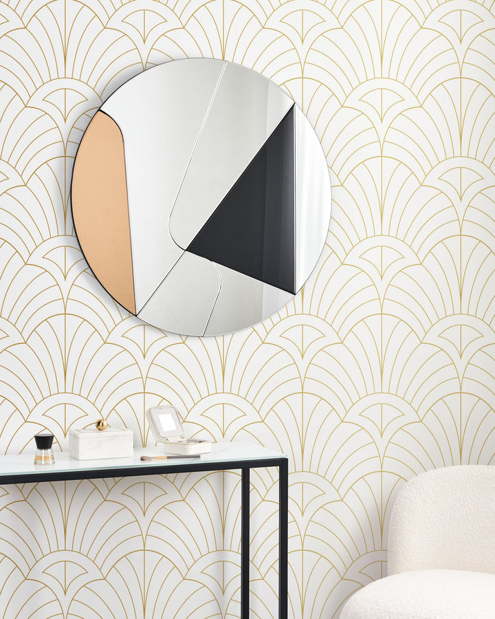 Wall Mirror Trouville Black/Gold