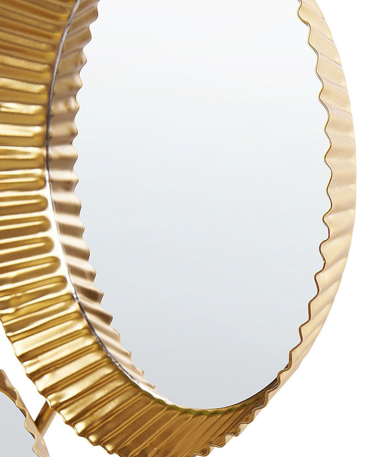 Wall Mirror Wattrelos Metal Gold