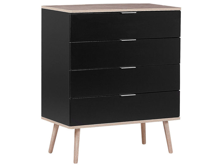 Walpi 4 Drawer Chest Black