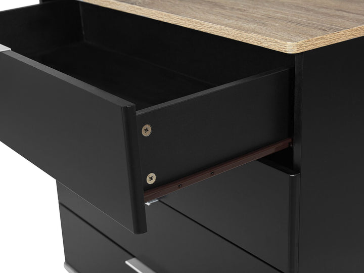 Nestor II 4 Drawer Chest Black