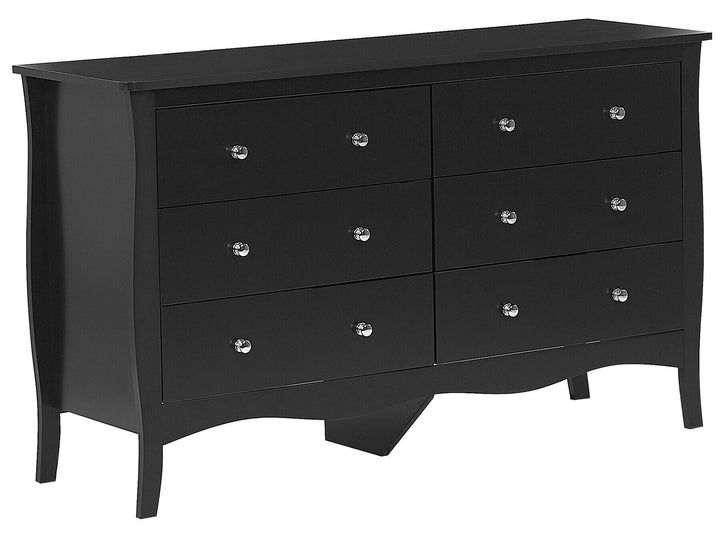 Winchester 6 Drawer Chest Black